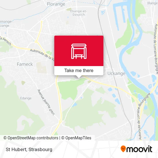 St Hubert map