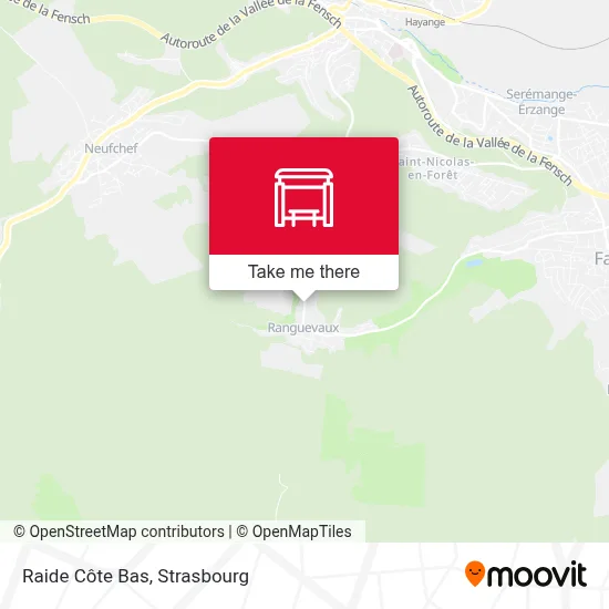 Raide Côte Bas map