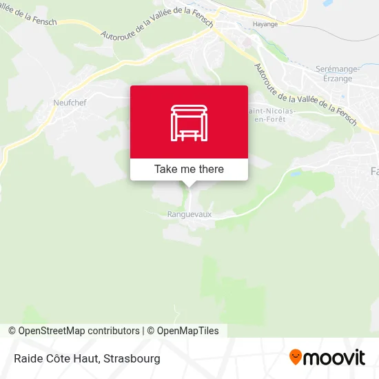 Raide Côte Haut map
