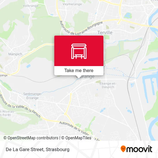 Mapa Rue De La Gare