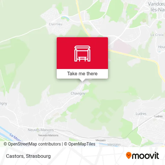 Castors map