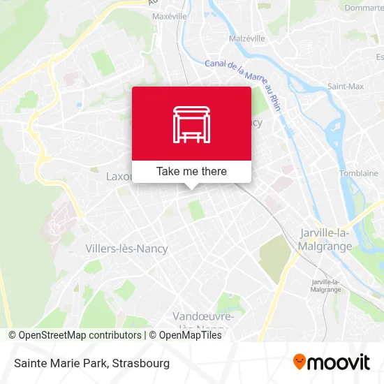 Parc Sainte Marie map