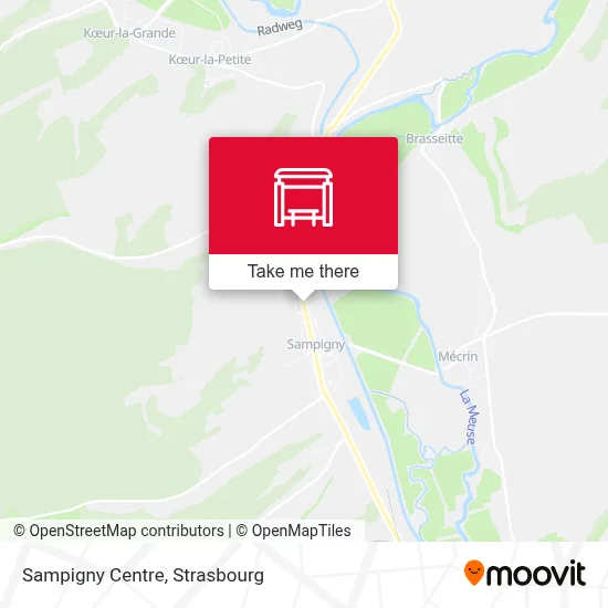 Sampigny Centre map