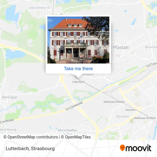 Mapa Lutterbach