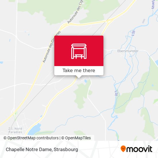 Chapelle Notre Dame map