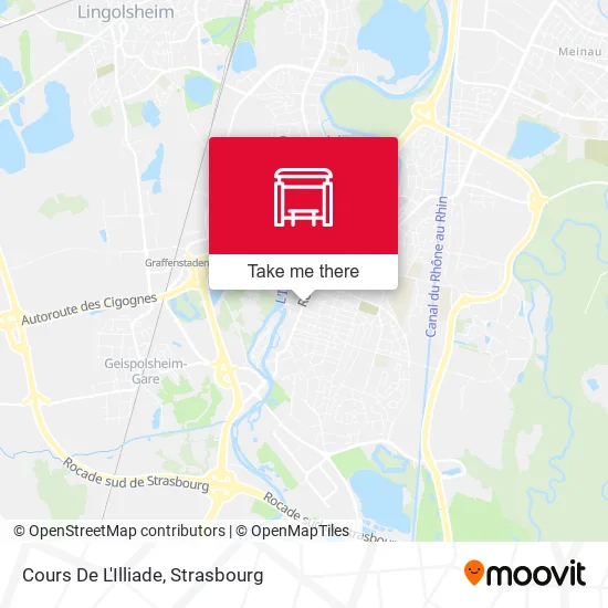 Cours De L'Illiade map