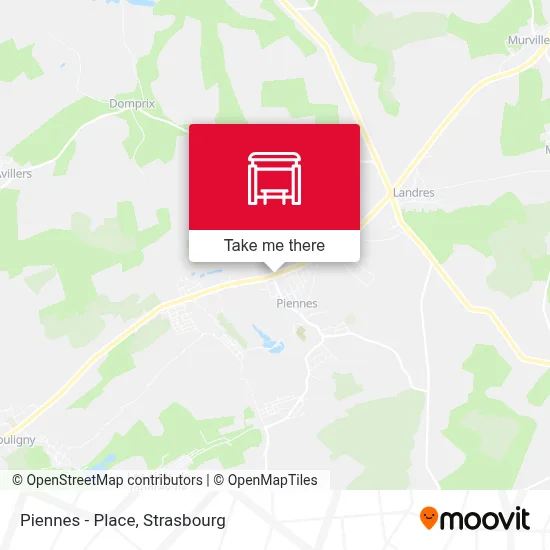 Piennes - Place map