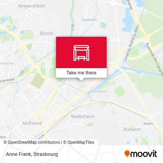 Anne Frank map