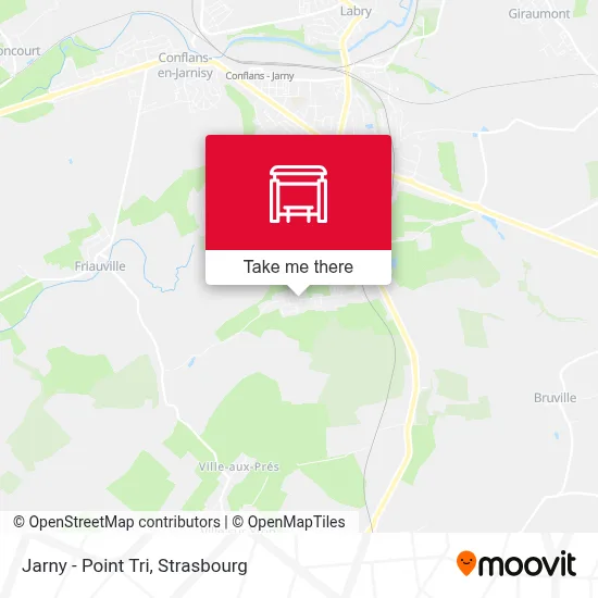 Jarny - Point Tri map