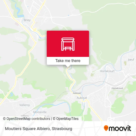 Moutiers Square Albiero map