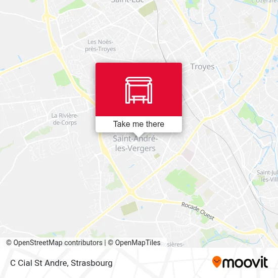 C Cial St Andre map