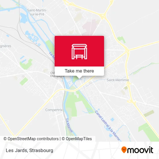 Les Jards map