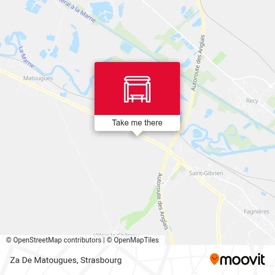 Za De Matougues map