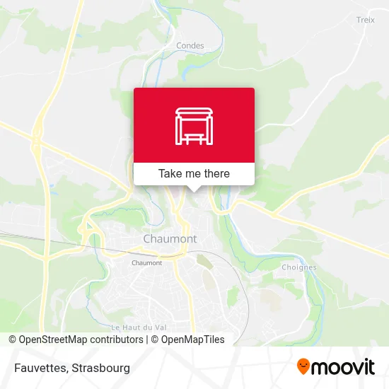 Fauvettes map