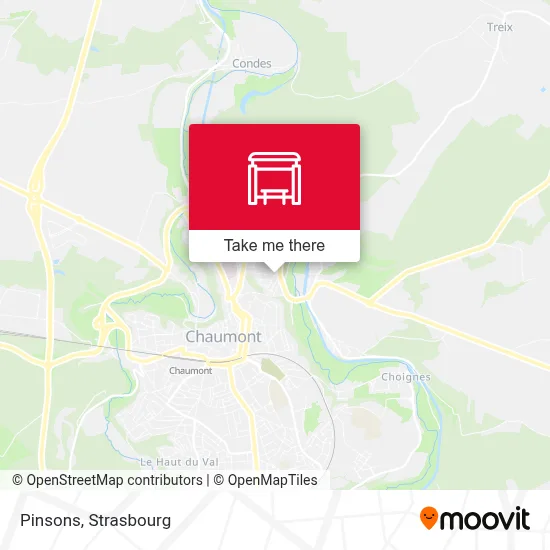 Pinsons map