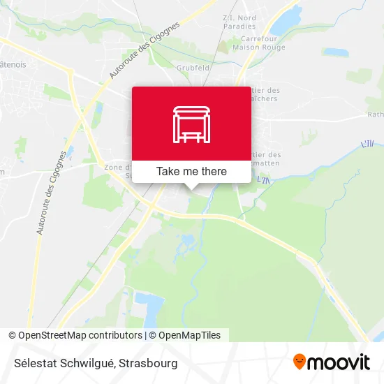 Sélestat Schwilgué map