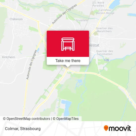 Colmar map