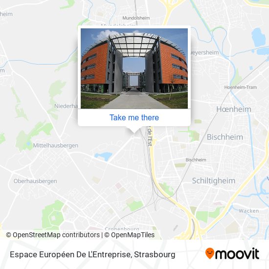 Espace Européen De L'Entreprise map