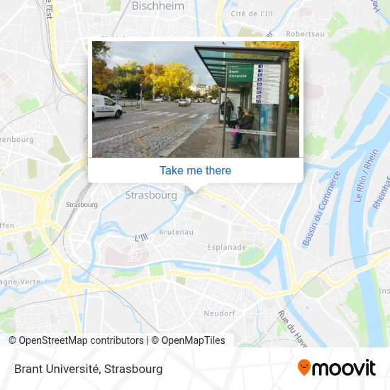 Brant Université map