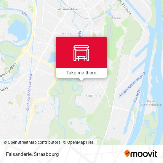 Faisanderie map
