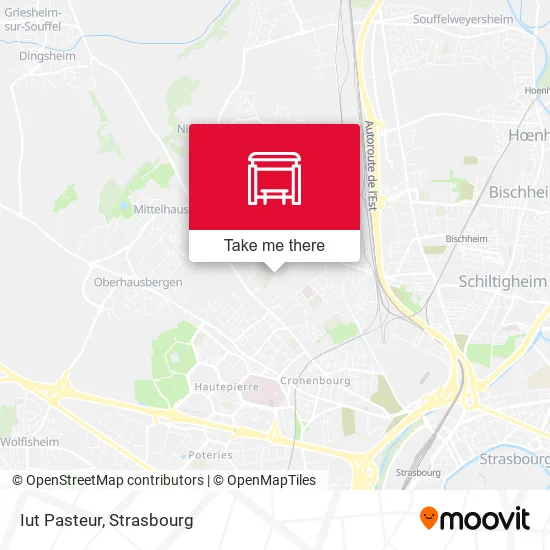 Iut  Pasteur map