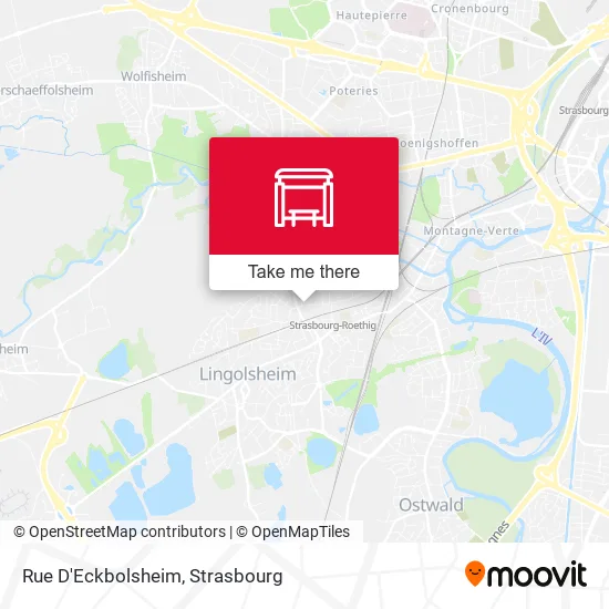 Rue D'Eckbolsheim map