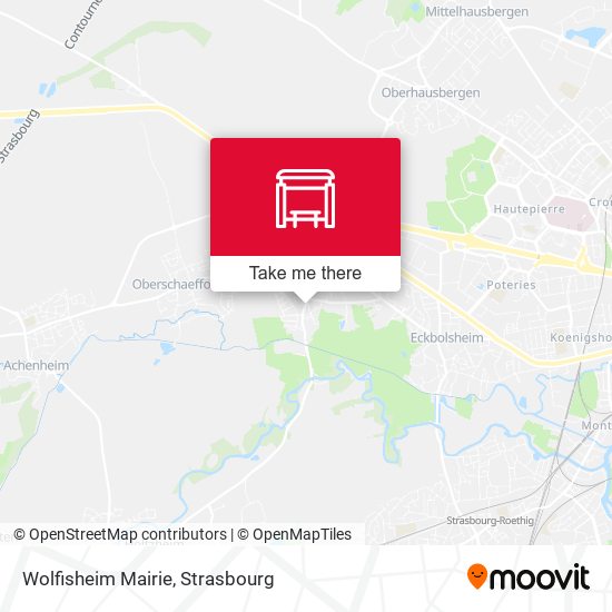 Wolfisheim Mairie map