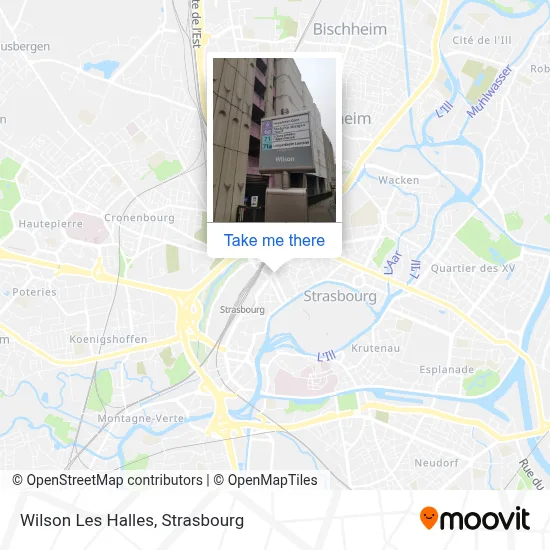 Wilson Les Halles map