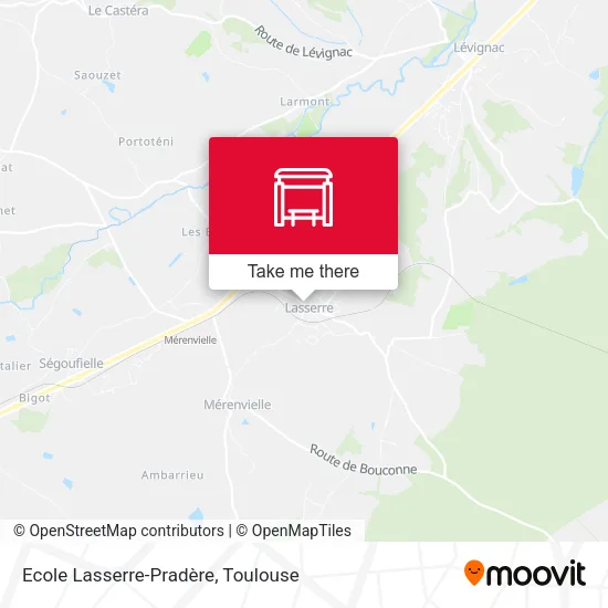 Ecole Lasserre-Pradère map