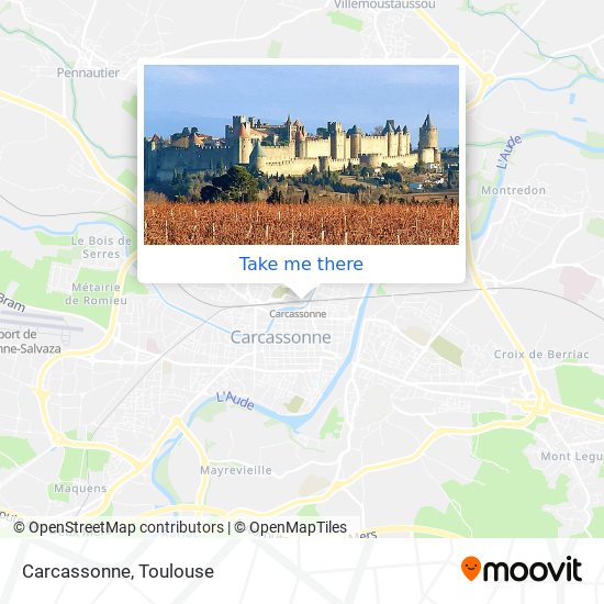 Mapa Carcassonne