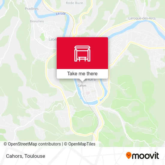 Cahors map