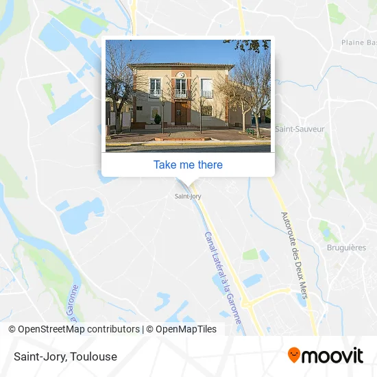 Saint-Jory map