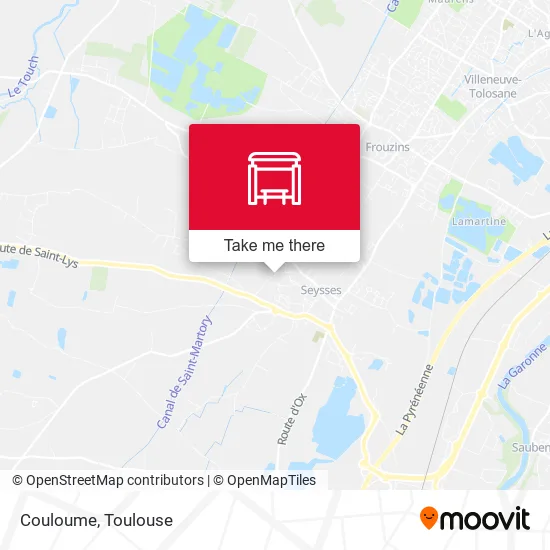 Couloume map