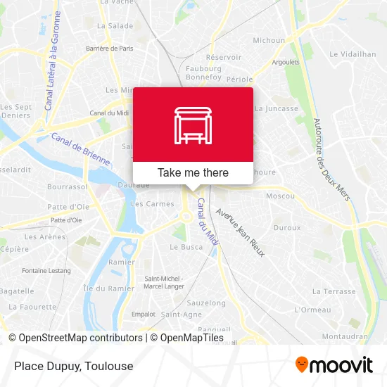 Place Dupuy map