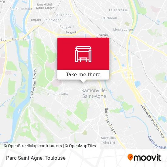 Parc Saint Agne map