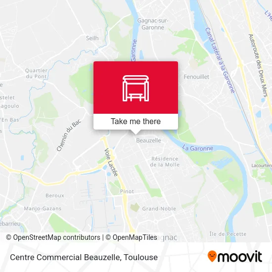 Centre Commercial Beauzelle map