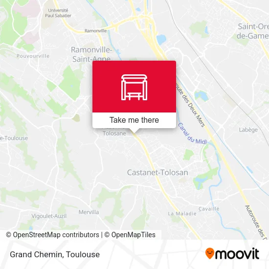 Grand Chemin map