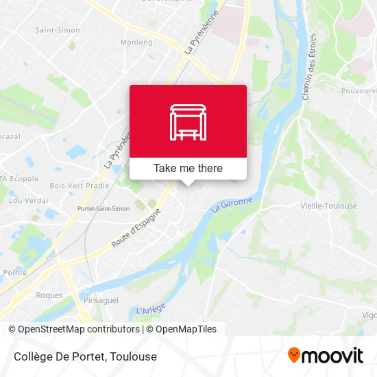Collège De Portet map