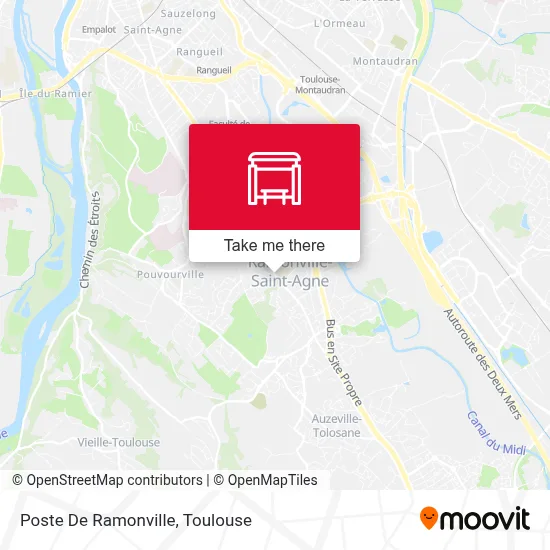 Poste De Ramonville map