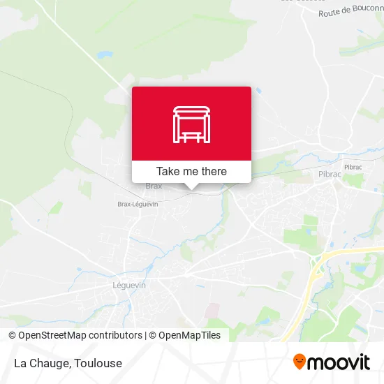 La Chauge map