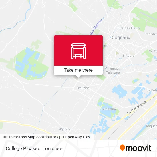 Collège Picasso map