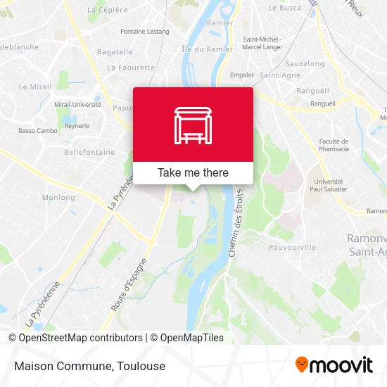 Maison Commune map