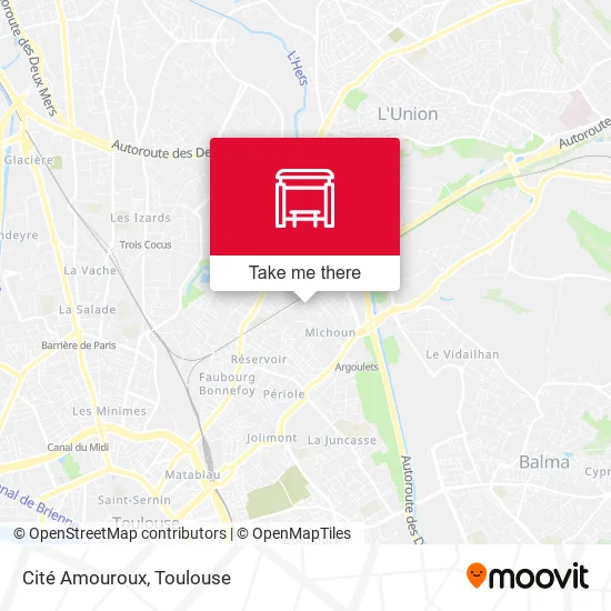 Cité Amouroux map