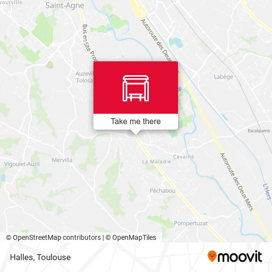 Halles map