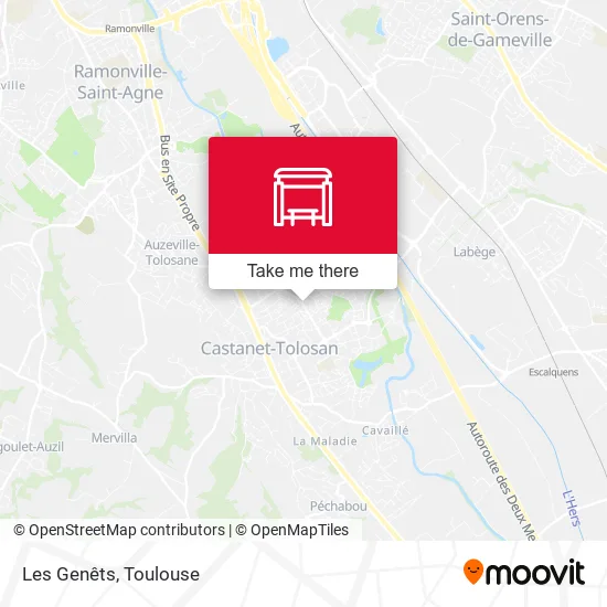 Les Genêts map
