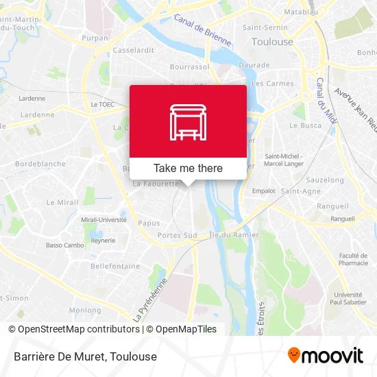 Barrière De Muret map