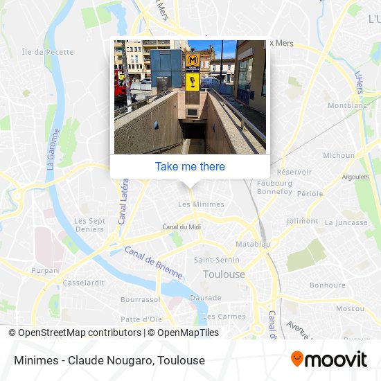 Minimes - Claude Nougaro map