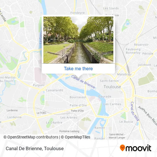 Canal De Brienne map