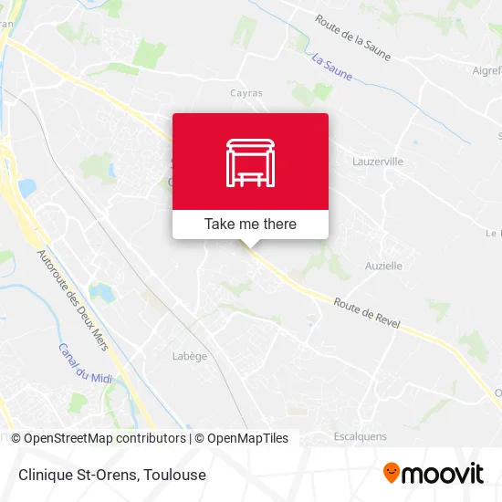 Clinique St-Orens map