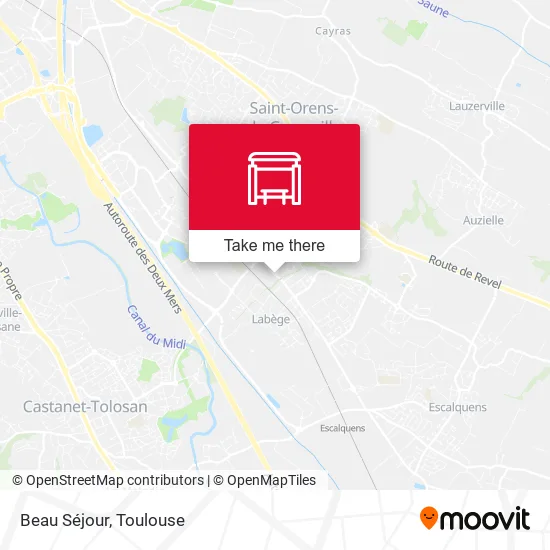 Beau Séjour map